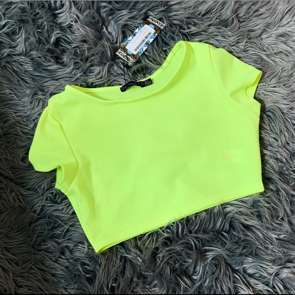 Neon Scuba Crop Top